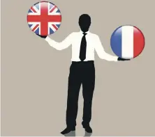  ??  ?? LINGO FRANCA: Office jargon in France is tipping towards English