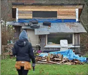  ??  ?? L’un des 90 lieux de vie de la ZAD de Notre-Dame-des-Landes.