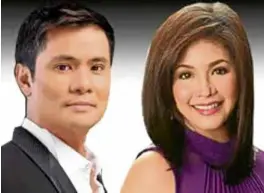  ??  ?? Ogie Alcasid and Regine Velasquez