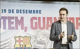  ?? FOTO: PERE PUNTÍ ?? Ferran Reverter dejó claro que “el Barça podrá fichar” en enero