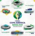  ??  ?? Así presentaro­n los seis inmuebles que serán sede de la Copa América.