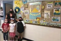  ??  ?? Students in Mrs. Bronk’s class loved their lemonade-themed classroom.