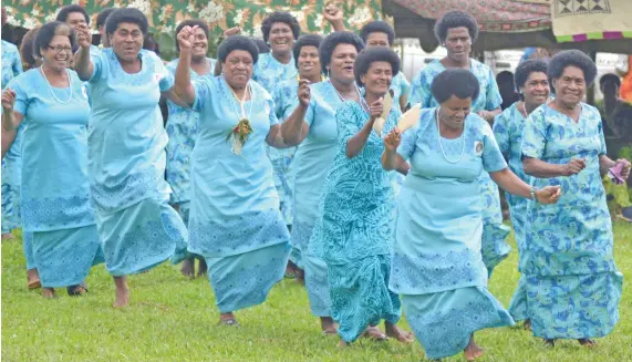  ?? Photo: Josaia Ralago ?? Women of Solevu District at the Bua Women’s Crafts Show in Nabouwalu last week.