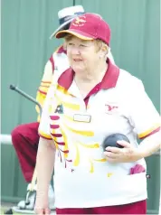  ??  ?? Drouin’s Lorraine Fox receives advice as she steps up to the mat in the division four grand final.