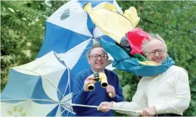  ?? Photograph: Fiona Hanson/PA Images ?? Homely charms… Ian McCaskill, left, and Michael Fish in 1991.