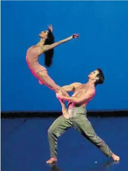  ?? Foto: Diario de Noticias ?? Coreografí­a de la Gran Gala de Estrellas de la Danza.