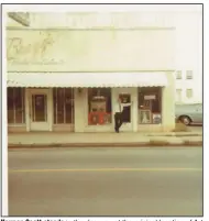  ?? (Courtesy Cantrell Gallery) ?? Norman Scott stands in the doorway at the original location of Art Fair, 722 Seventh St., which opened July 1, 1970. The store would eventually move to Cantrell Road and become Cantrell Gallery.