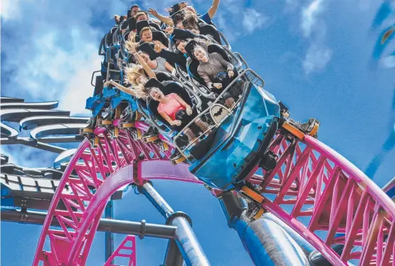  ??  ?? Movie World operator Village Roadshow has issued a profit warning after visitor numbers were affected by the Commonweal­th Games.