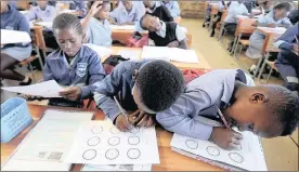  ?? PHOTO: PHANDO JIKELO ?? R216.7bn of the Budget has been allocated to basic education.