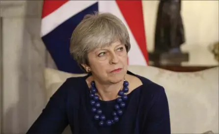  ?? MATT DUNHAM, THE ASSOCIATED PRESS ?? British Prime Minister Theresa May is finding herself and her government confounded by the complexiti­es around Britain leaving the EU.