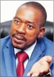  ??  ?? Nelson Chamisa is now obsessed with the voting process as the beginning and end of the definition of democracy. It is not his fault. He has been brought up and wired that way