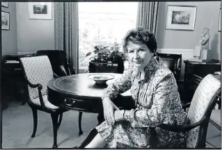  ?? Picture: GETTY IMAGES ?? FIRST LADY OF CRIME: Author PD James at home in London on July 6 1987