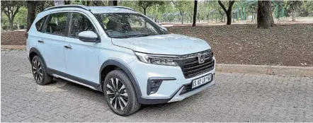  ?? Picture: DENIS DROPPA ?? CHANGING TACT: A fresh new design makes the new BR-V look more like an SUV.