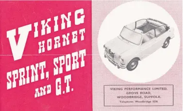  ??  ?? In addition to making Tridents, Bill Last also marketed Wolseley Hornet convertibl­e conversion­s.