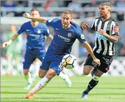  ?? REUTERS ?? ▪ Much rests on Chelsea's Eden Hazard against Man United.