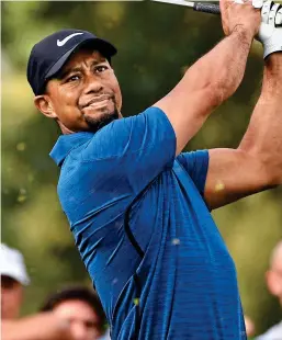  ?? GETTY IMAGES ?? Wounded: Tiger’s last round was in Dubai in February