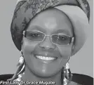  ??  ?? First Lady Dr Grace Mugabe