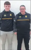  ?? ?? Fionn Buckley and Denis O’Leary modelling our new jerseys.