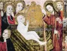  ?? ?? La resurrecci­ón de Lázaro en un retablo catalán del siglo XIV