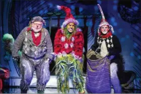  ?? ANDY MARTIN JR ?? Cast members perform The Grinch musical at Proctors.