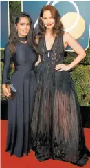  ??  ?? Salma Hayeck y Ashley Judd.