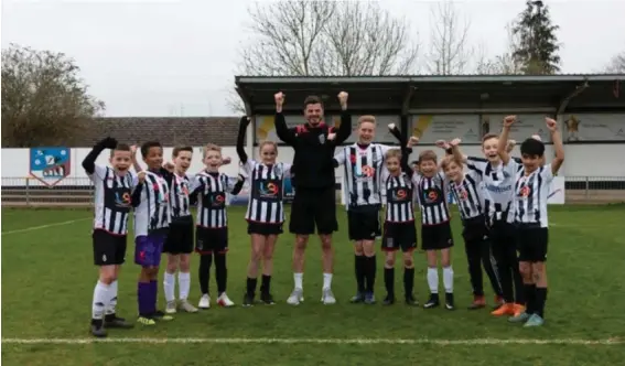  ??  ?? Maidenhead United Juniors (above) are keen to get back into action. Photo: Neil Maskell, taken before lockdown.