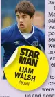  ??  ?? STAR MAN LIAM WALSH
Yeovil