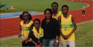  ??  ?? The King Abor family at the Boyne Sportsday.