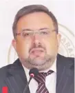  ?? ?? Abg. Gustavo Abrahán Auadre Canela (53). Es doctor en Ciencias Jurídicas por la Universida­d Nacional de Pilar. Es camarista penal.