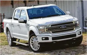  ??  ?? The 2018 Ford F-150 is available in 4x2 and 4x4 configurat­ions with a Regular Cab with a 6.5- or 8-foot box; a SuperCab with a 6.5- or 8-foot box; or a SuperCrew with a 5.5- or 6.5-foot box.