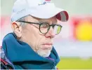  ?? Foto: APA / Roland Hackl ?? Austria-Coach Peter Stöger träumt von der Meisterrun­de.