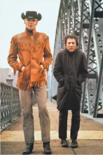  ?? United Artists 1969 ?? Above: Jon Voight (left) and Dustin Hoffman in the gritty “Midnight Cowboy,” which capped the turbulent ’60s. Above right: “Brokeback Mountain,” with Jake Gyllenhaal (left) and Heath Ledger, was better than 2005 best picture “Crash.” Right: This year’s...