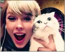  ?? ?? tRends: Taylor Swift and her cat