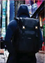  ??  ?? The Jumelle Hosier Lane backpack for those on-the-move.