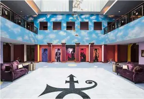  ?? — AP ?? Creative space: Fans had the opportunit­y to tour Paisley Park, the late pop icon Prince’s mysterious studio complex.