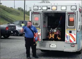  ?? CONTRIBUTE­D PHOTO ?? Terry Mobbs, of Gordon EMS, was one of the emergency medical responders during the Public Safety Training Exercise on GNTC’s Gordon County Campus.