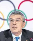  ?? FOTO: DPA ?? Will die Athleten miteinbezi­ehen: IOC-Chef Thomas Bach.