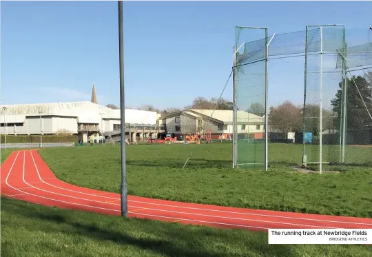  ?? BRIDGEND ATHLETICS ?? The running track at Newbridge Fields