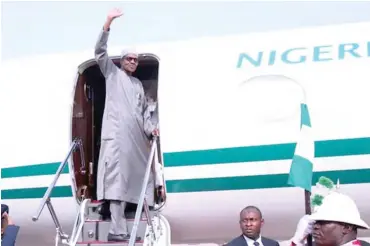  ?? PHOTO: ?? Buhari Departs Addis Ababa for Abuja after AU Summit
Channels TV