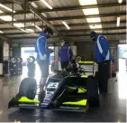  ??  ?? Aron has tested Carlin’s F3 car