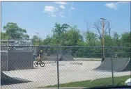  ?? JORDANA JOY — THE MORNING JOURNAL ?? Vermilion skate park, 5355 Devon Drive, has been up and running for about two weeks.