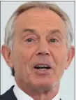  ??  ?? „ Tony Blair said it would be undemocrat­ic to deny second vote.