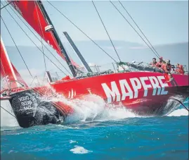  ?? FOTO: MAPFRE ?? El Mapfre está manteniend­o un duro pulso con el Dongfen en la tercera etapa