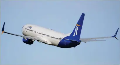  ?? BILD: JETTIME ?? Efter att ha släppt av passagerar­na i Köpenhamn sent på fredagen, flög Boeing-planet tidigt på lördagen – med tomma stolar – till Halmstad för att hämta nya resenärer till Gran Canaria.