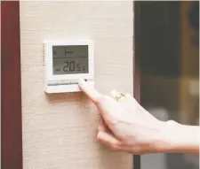  ??  ?? Programmab­le thermostat­s can help control your environmen­t and reduce your annual heating and cooling bills, saving you money over the long run.