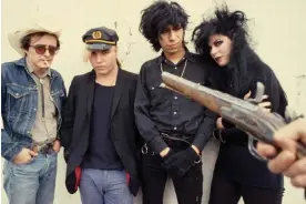  ?? ?? ‘The more chaos, the more magic’ … The Gun Club in 1983, from left, Terry Graham, Jeffrey Lee Pierce, Kid Congo Powers and Patricia Morrison. Photograph: Luciano Viti/Getty Images