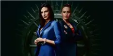  ?? ?? Morena Baccarin and Ryan Michelle Bathe star in “The Endgame”