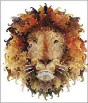  ?? GEOFF COTA — STAVE PUZZLES VIA AP ?? One of Stave Puzzles titled “The Mane Event,”sells for $1,695.