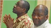  ??  ?? Burkina Faso’s ex- foreign minister Djibril Bassole ( left). The former head of the presidenti­al security ( RSP) and failed coup leader General Gilbert Diendere.