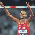  ?? FOTO: IAAF ?? Barshim, oro mundial de altura